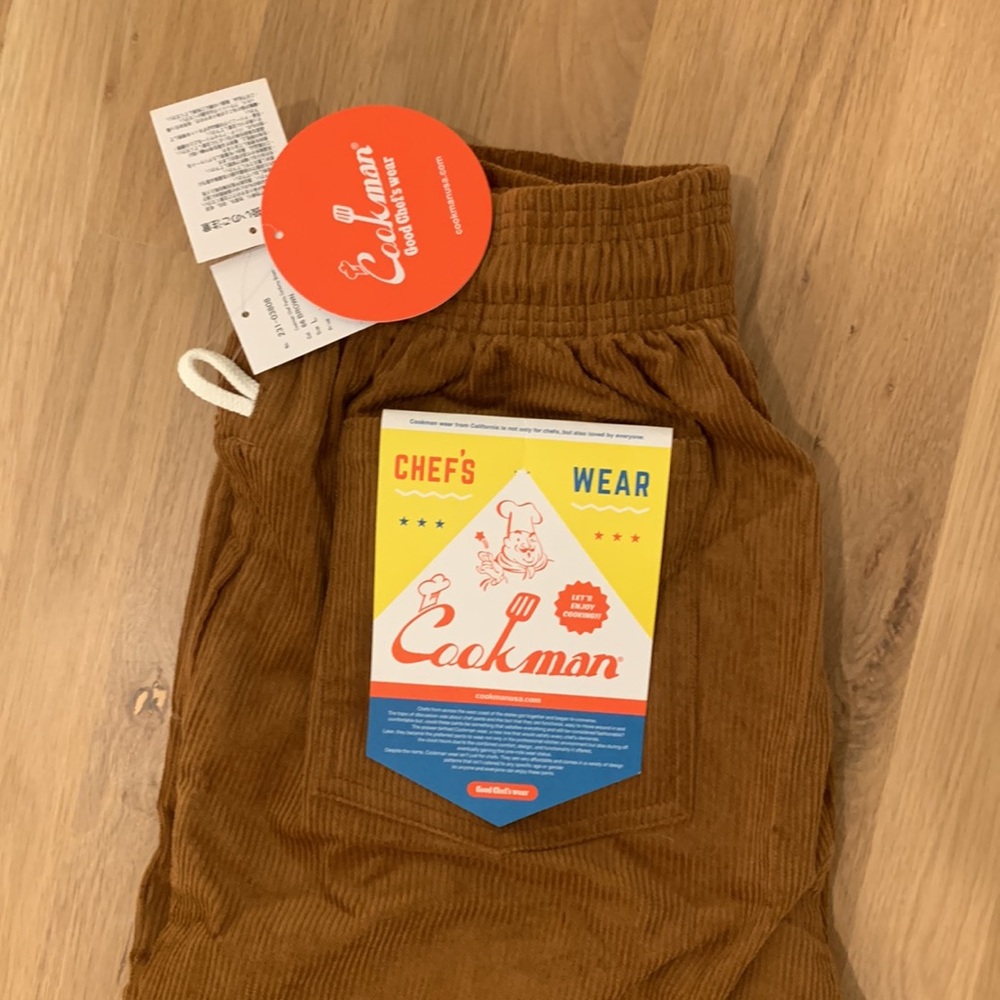 Cookman Chef Pants Corduroy Brown